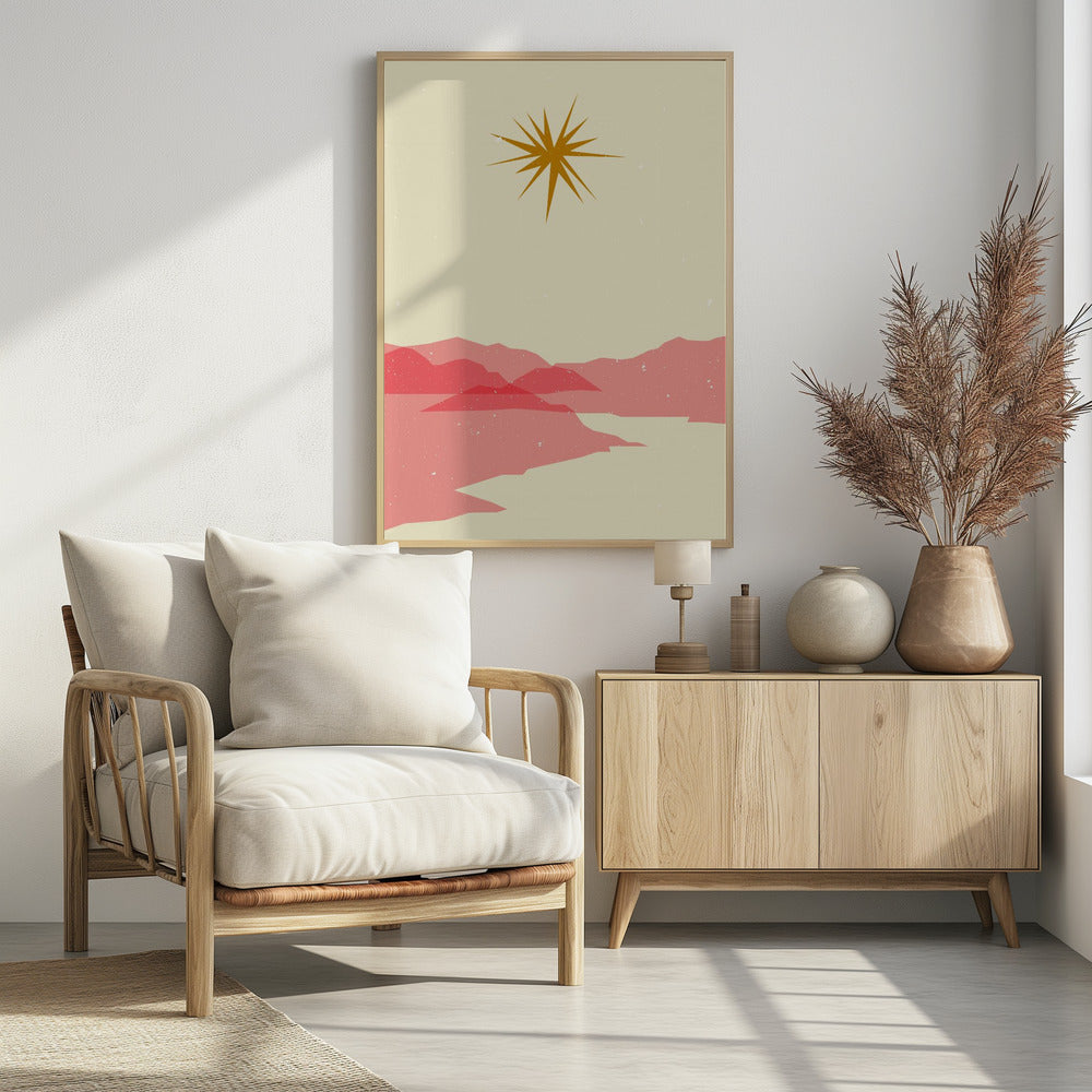 Zonnig landschap | Poster