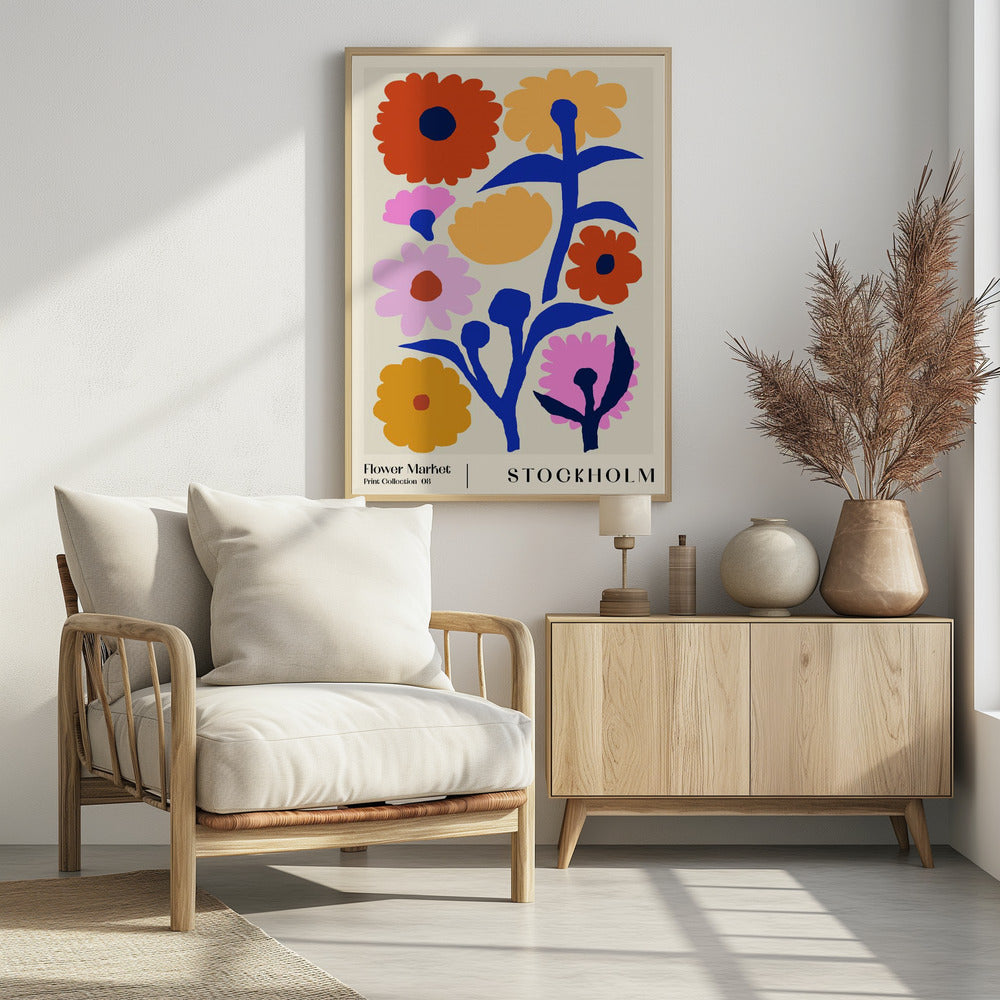 Flower Market. Stockholm | Poster