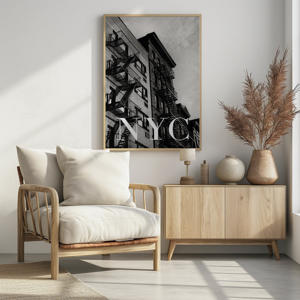 Brandtrappen in NYC 2 | Poster