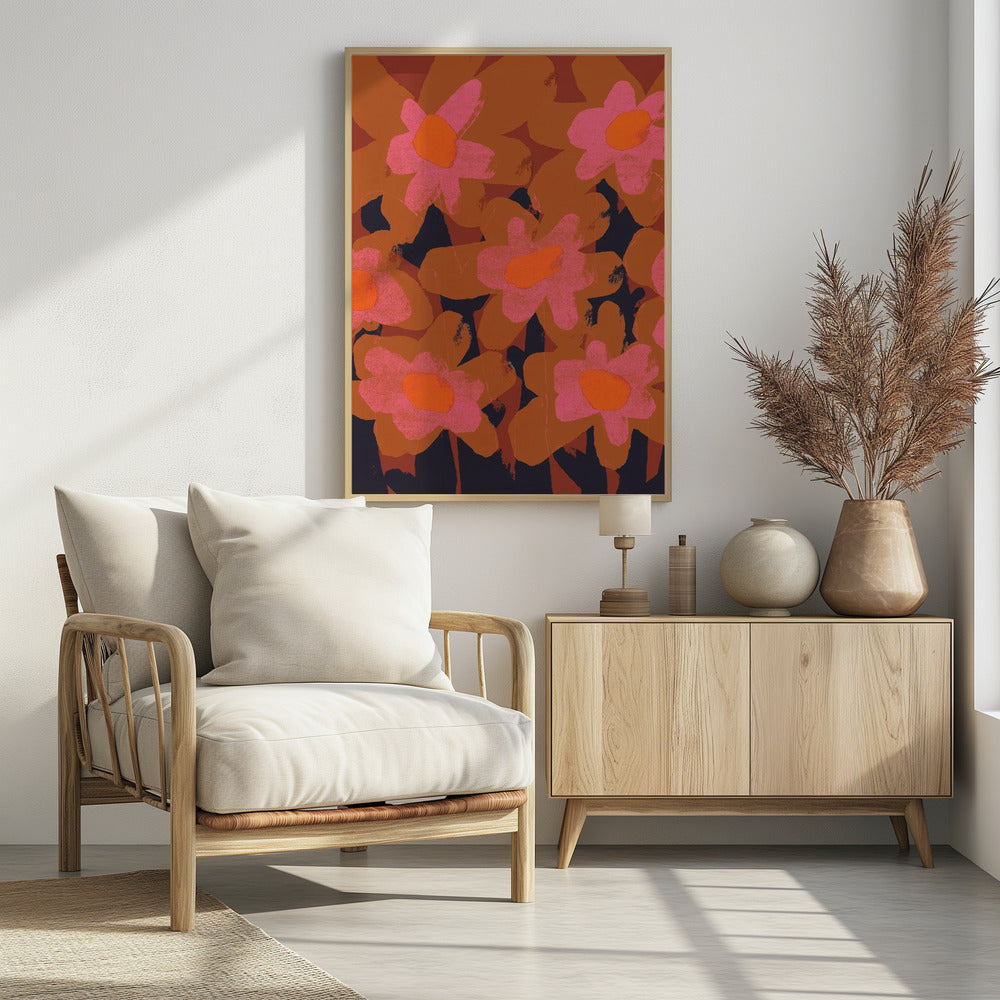 Levendige bloemen | Poster