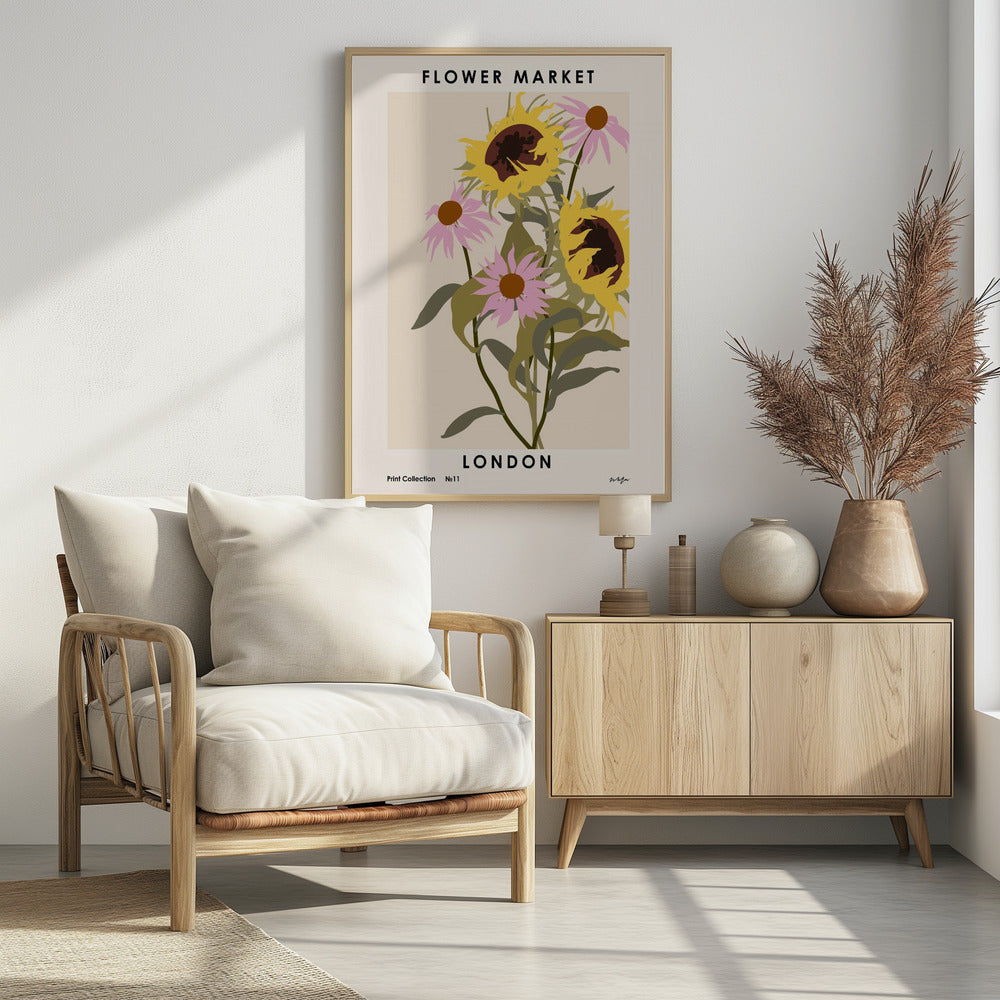 Flower Market. London | Poster