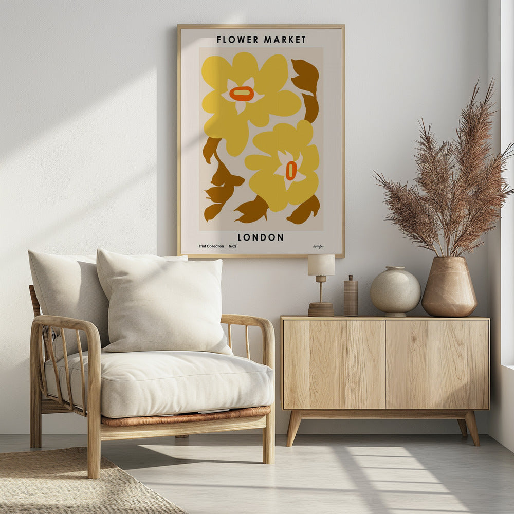 Flower Market. London | Poster