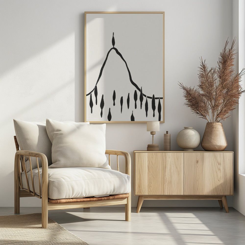 Minimale Lijn Landschap #2 | Poster