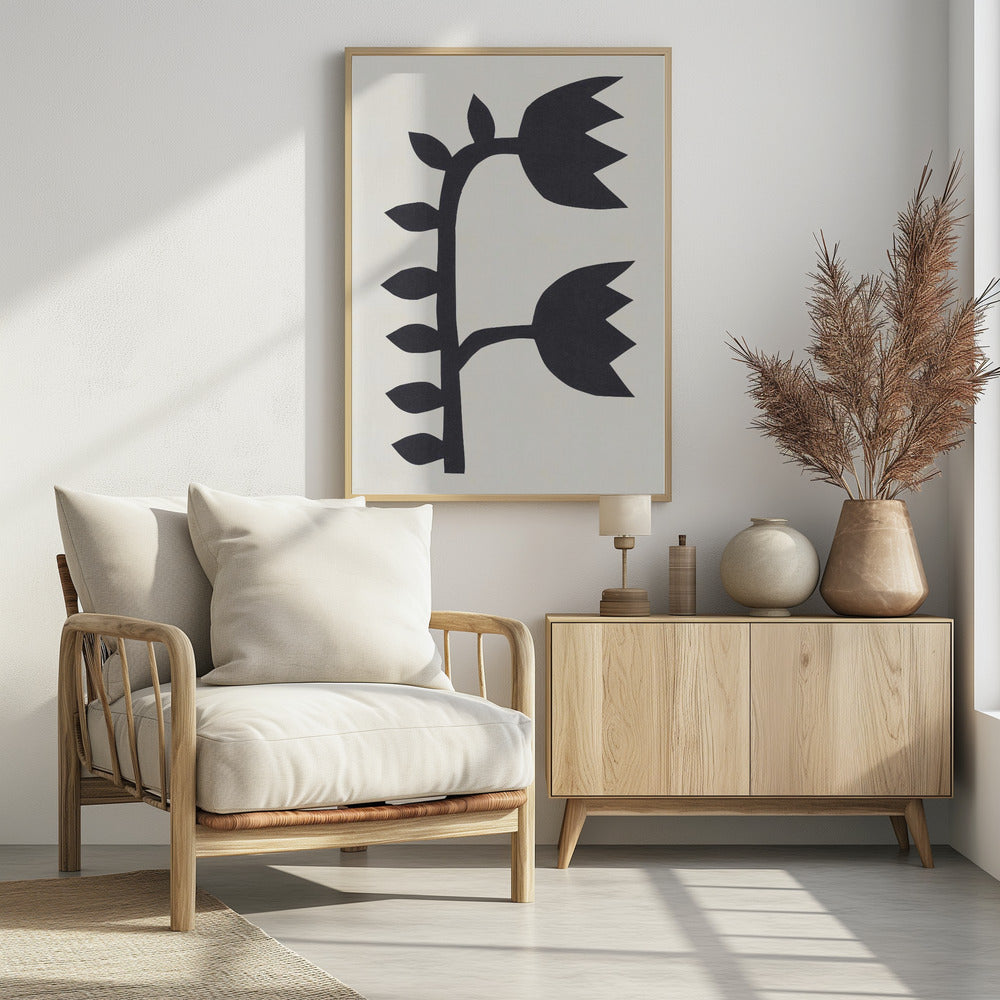 Zwarte Tulpen #1 | Poster