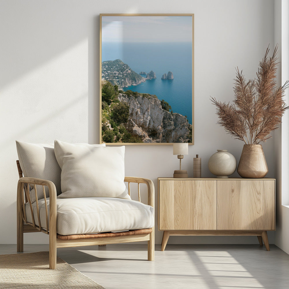 Kust van Capri, Italië | Poster