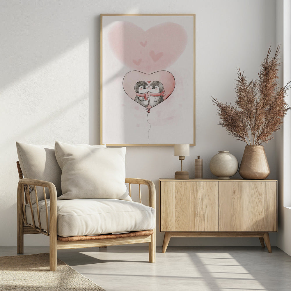 Penguin in love | Poster