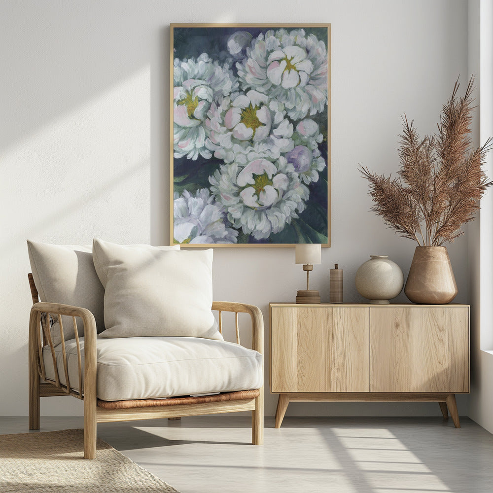 Willoh painterly peonies | Poster