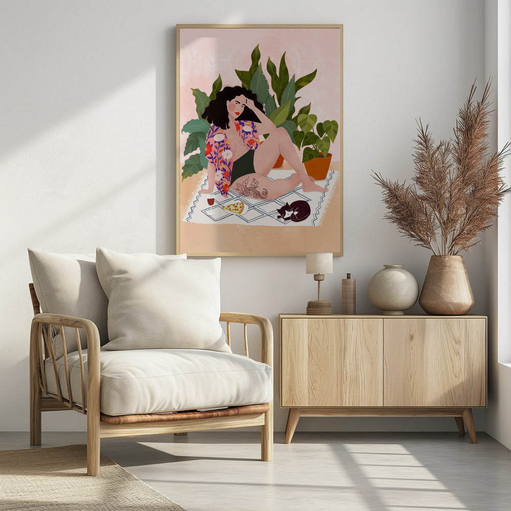 Zondag pizza | Poster