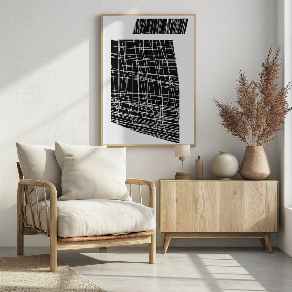 Chaotische Lijnendans | Poster