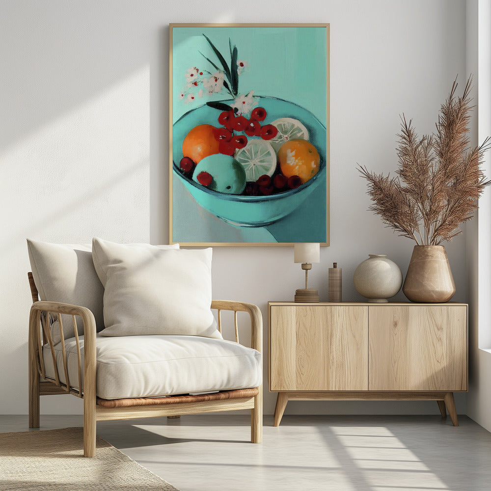 Vibrant Fruit Bowl | Poster