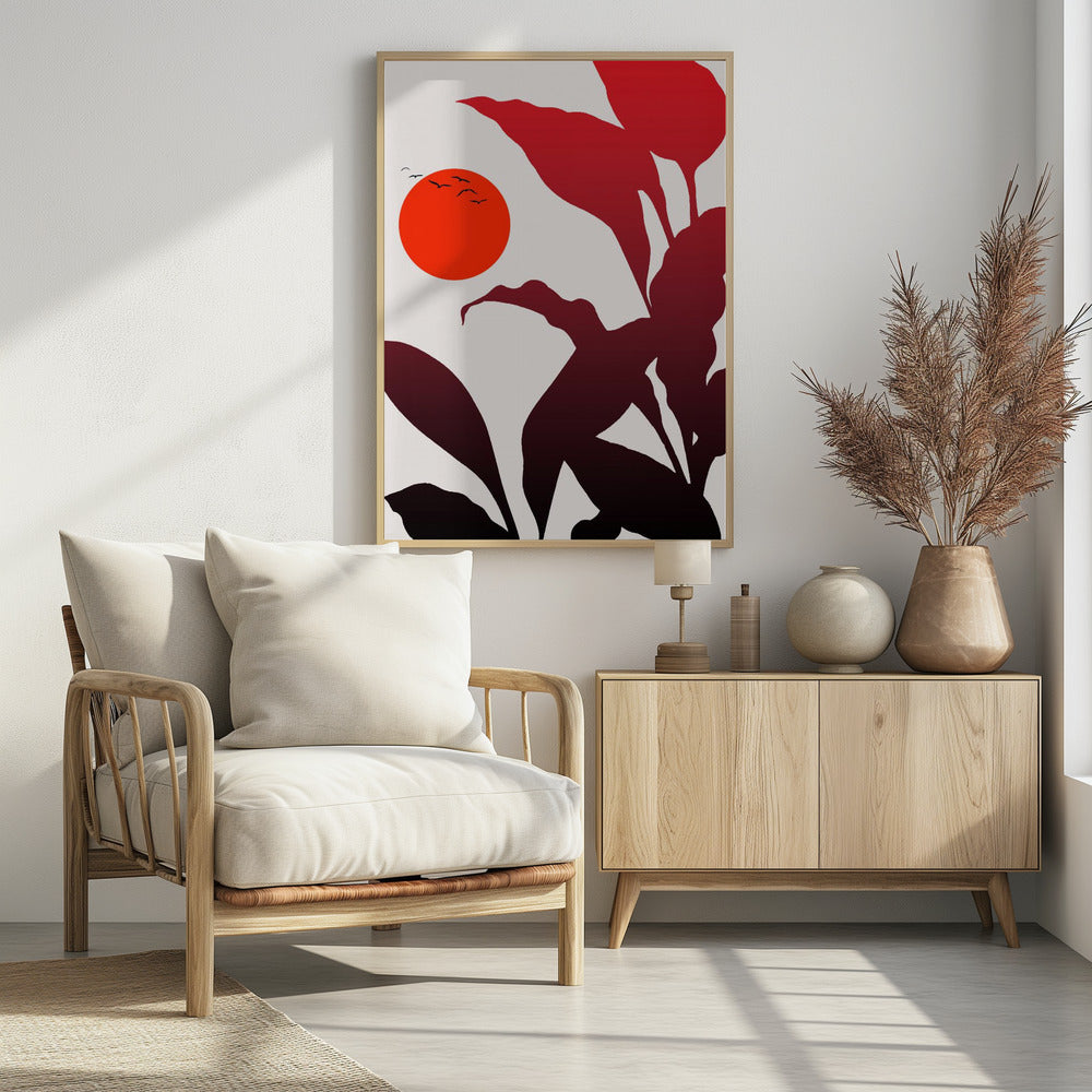 Tropische zonsondergang | Poster