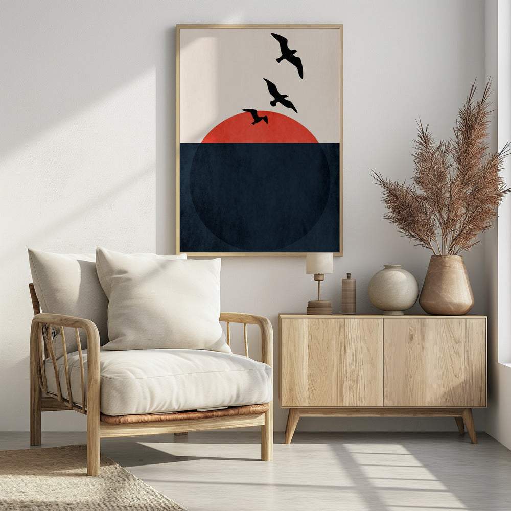 Zonsondergangbriesje | Poster
