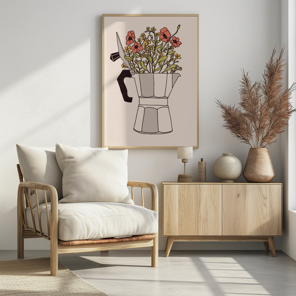 Moka Bloemen | Poster