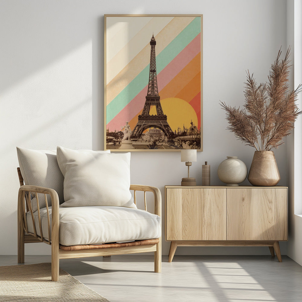 Eiffeltoren Regenboog | Poster