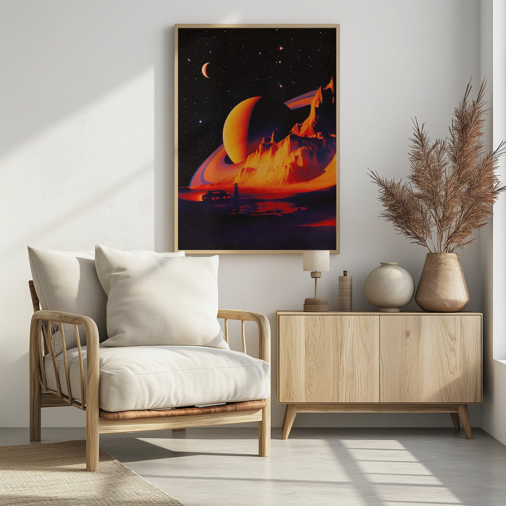 Buitenaards landschap | Poster