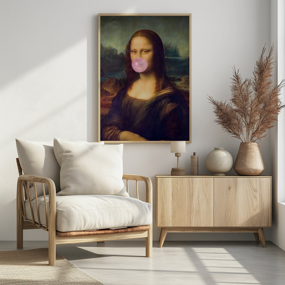 Mona Lisa Bubblegum | Poster