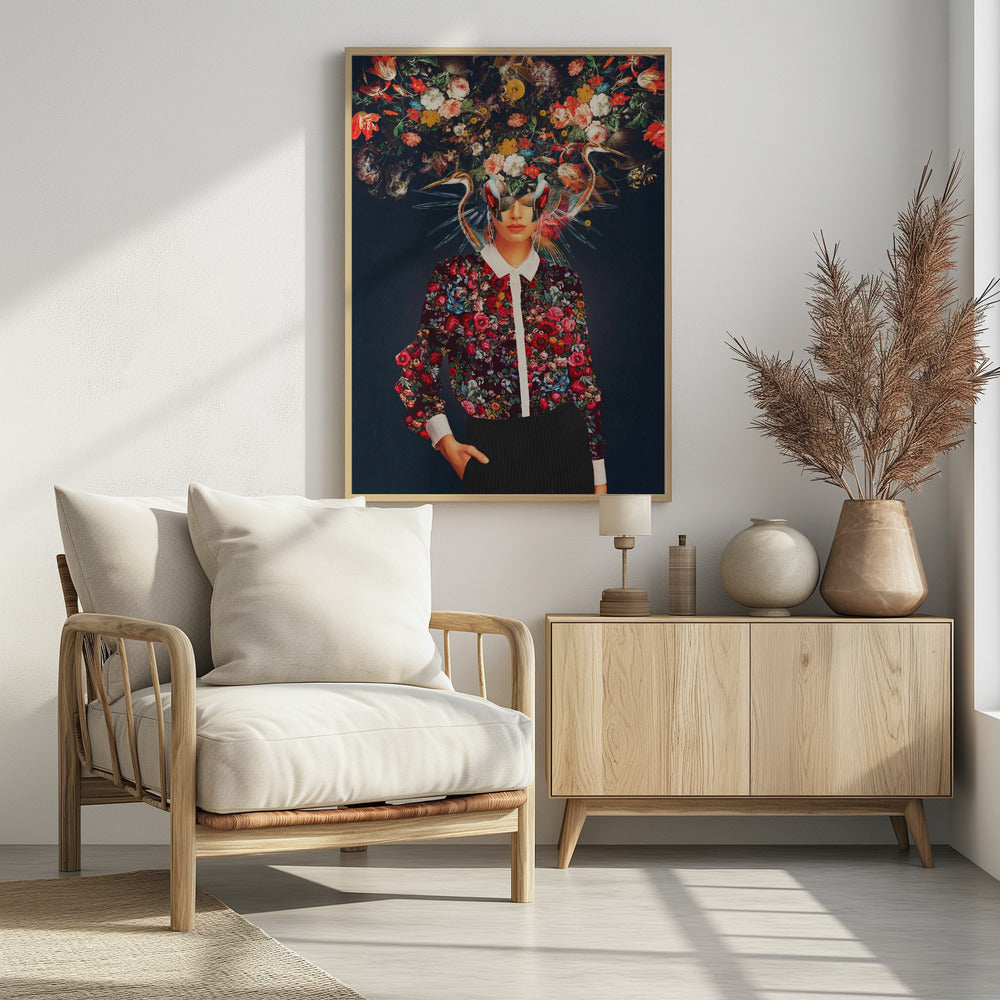 Je hoofd zat vol kleuren zonder namen | Poster