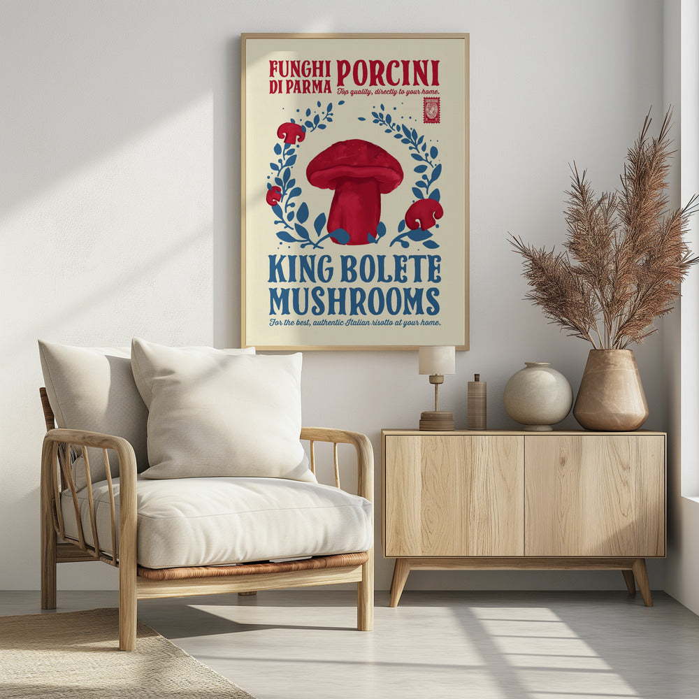 Porcini keukenprint | Poster