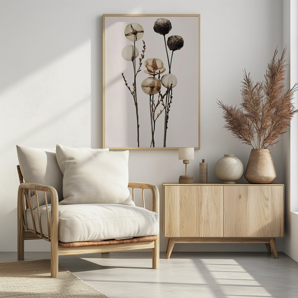 Glass Ball Flowers | Poster