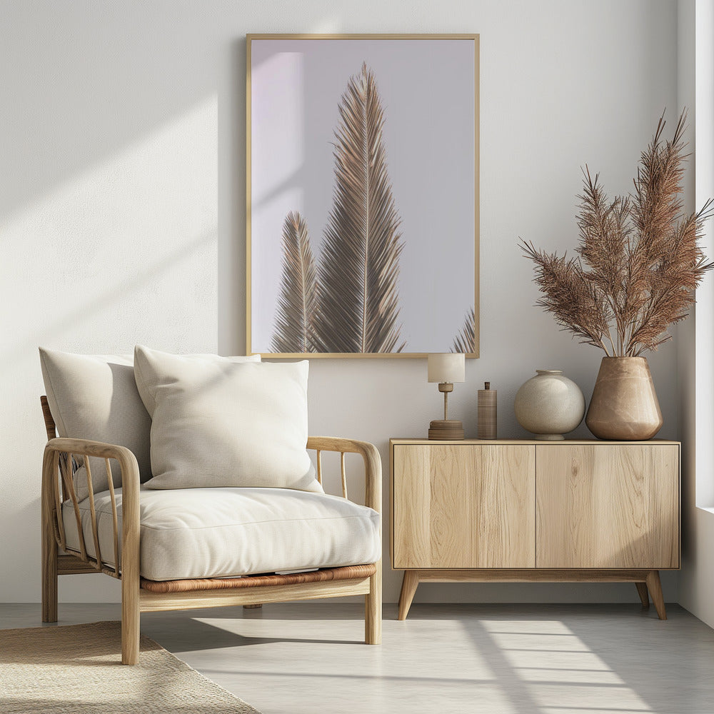 Golden Fronds Skyward | Poster
