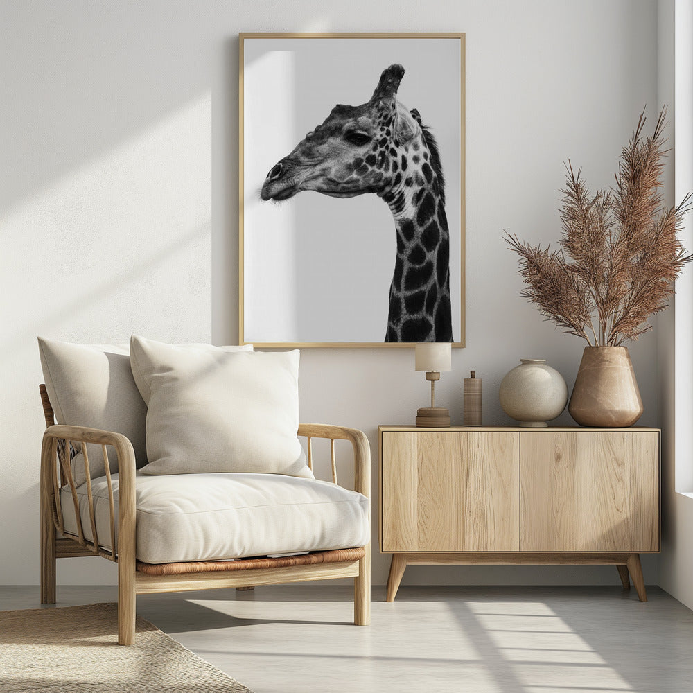 Ingewikkelde patronen van een giraffenhuid | Poster