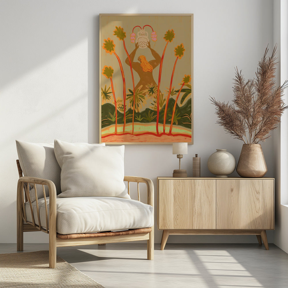 Achter de bomen | Poster