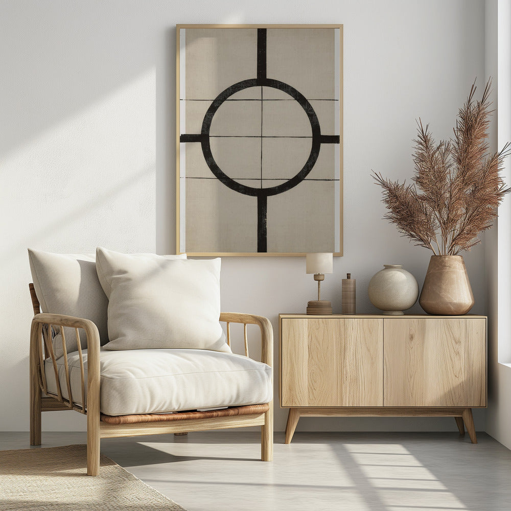 Cirkelvormige kruising | Poster