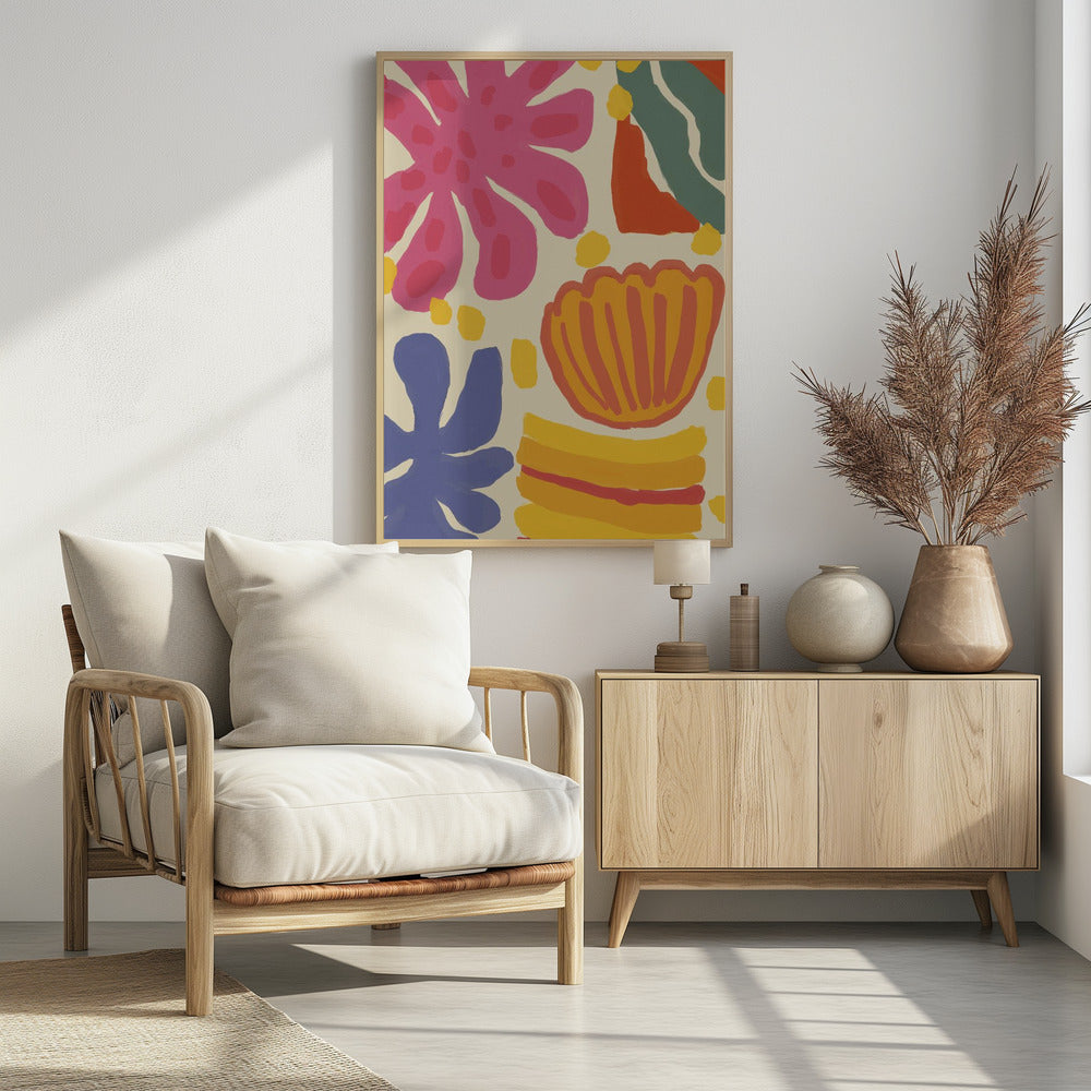 Levendige Flora Dans | Poster