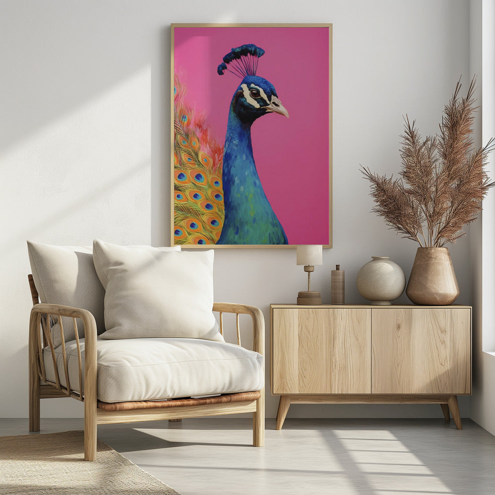De levendigheid van de pauw | Poster