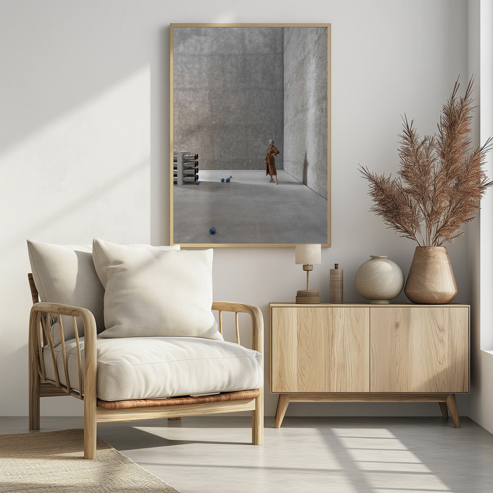 Poseren op beton | Poster