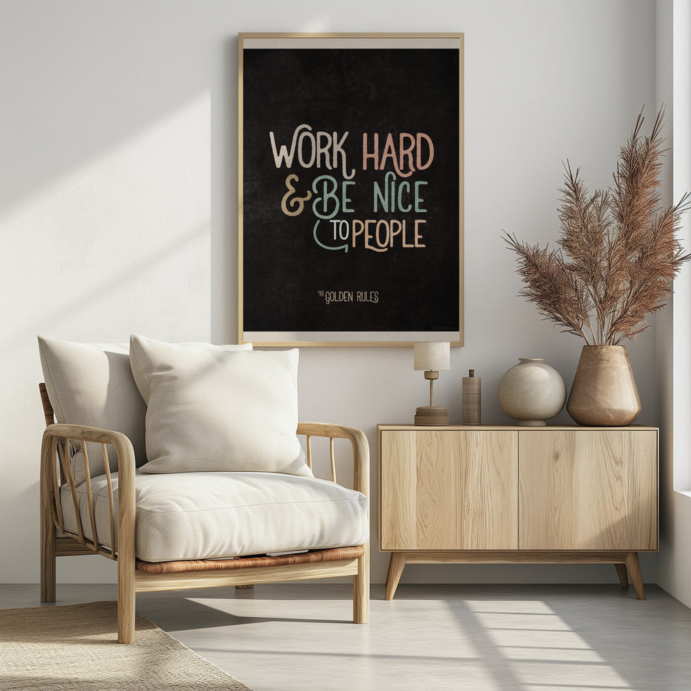 Golden Life Motto | Poster