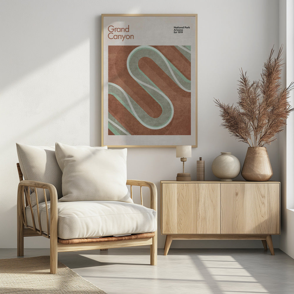 Canyon Wave Flow | Poster