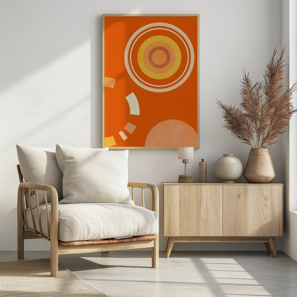 Lente Mid Rhapsody Oranje 4 | Poster