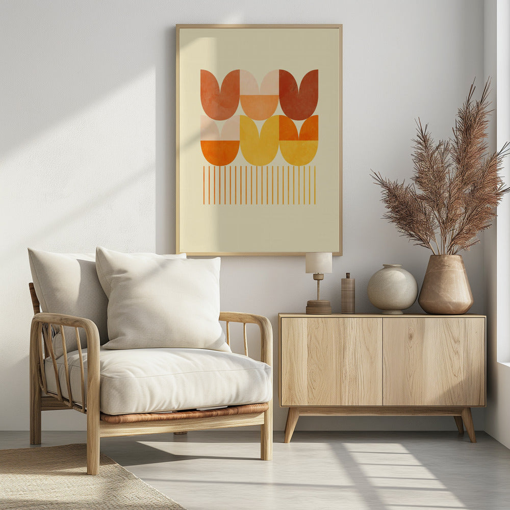 Lente Mid Rhapsody Oranje 1 | Poster