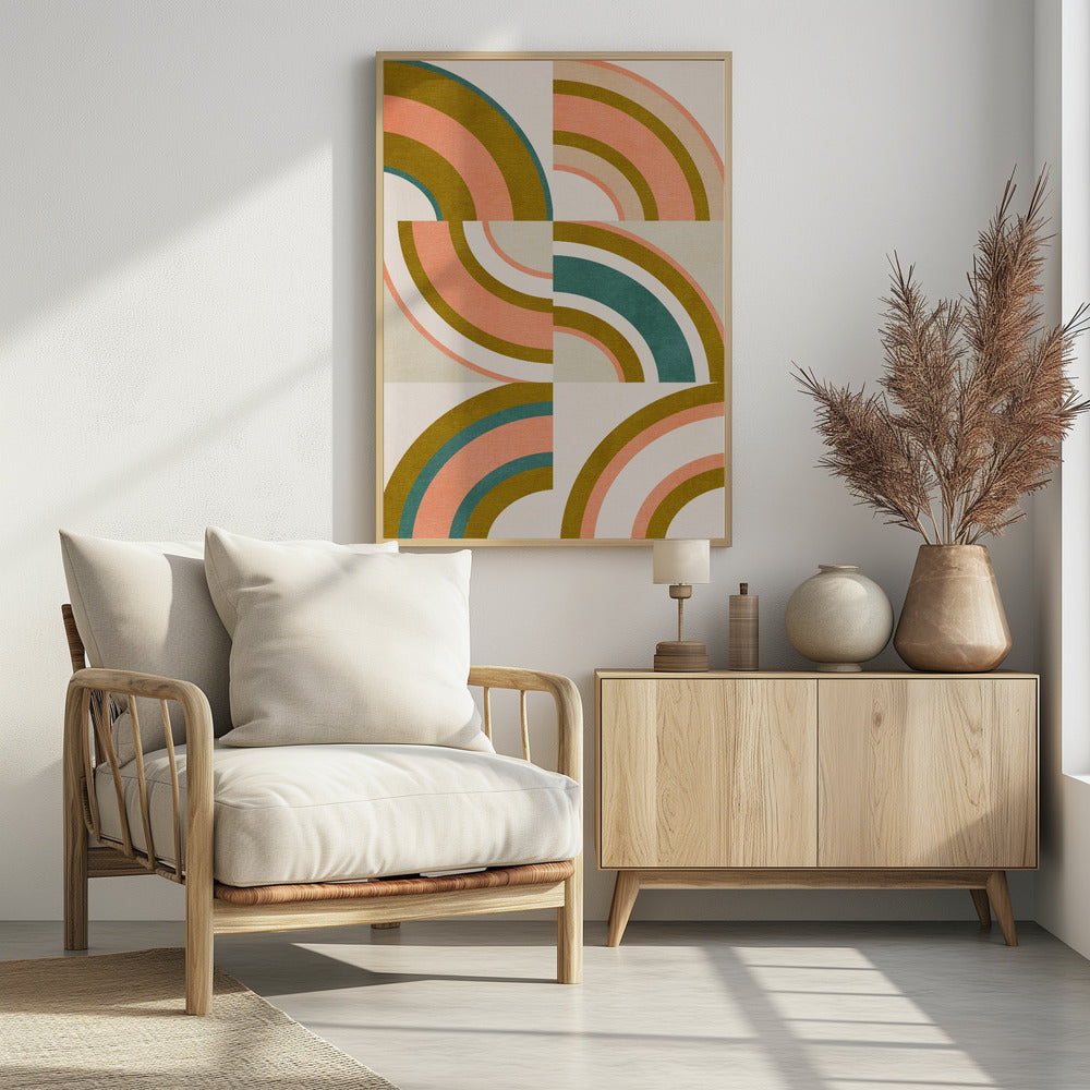 Regenboogzonneschijn 10 | Poster