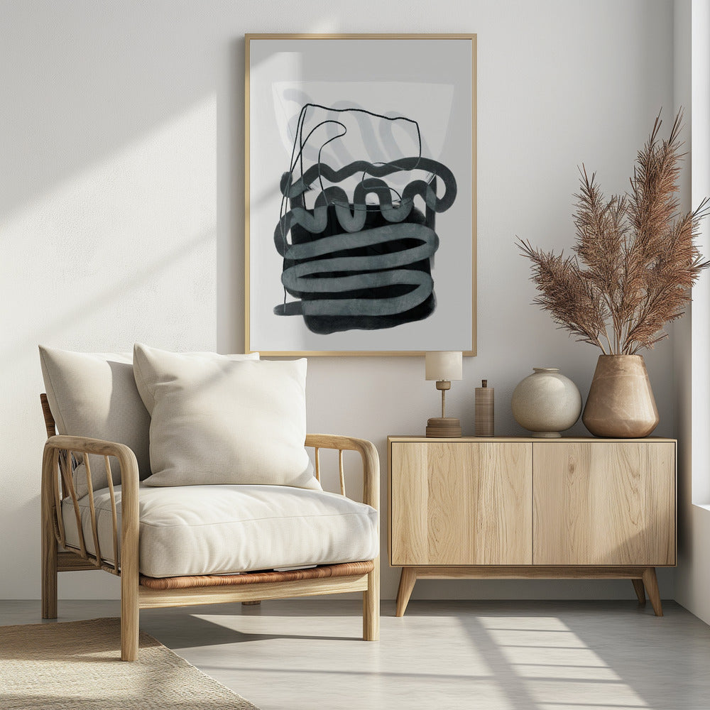 Geschilderde lijnen Swazz 3 Kopie | Poster