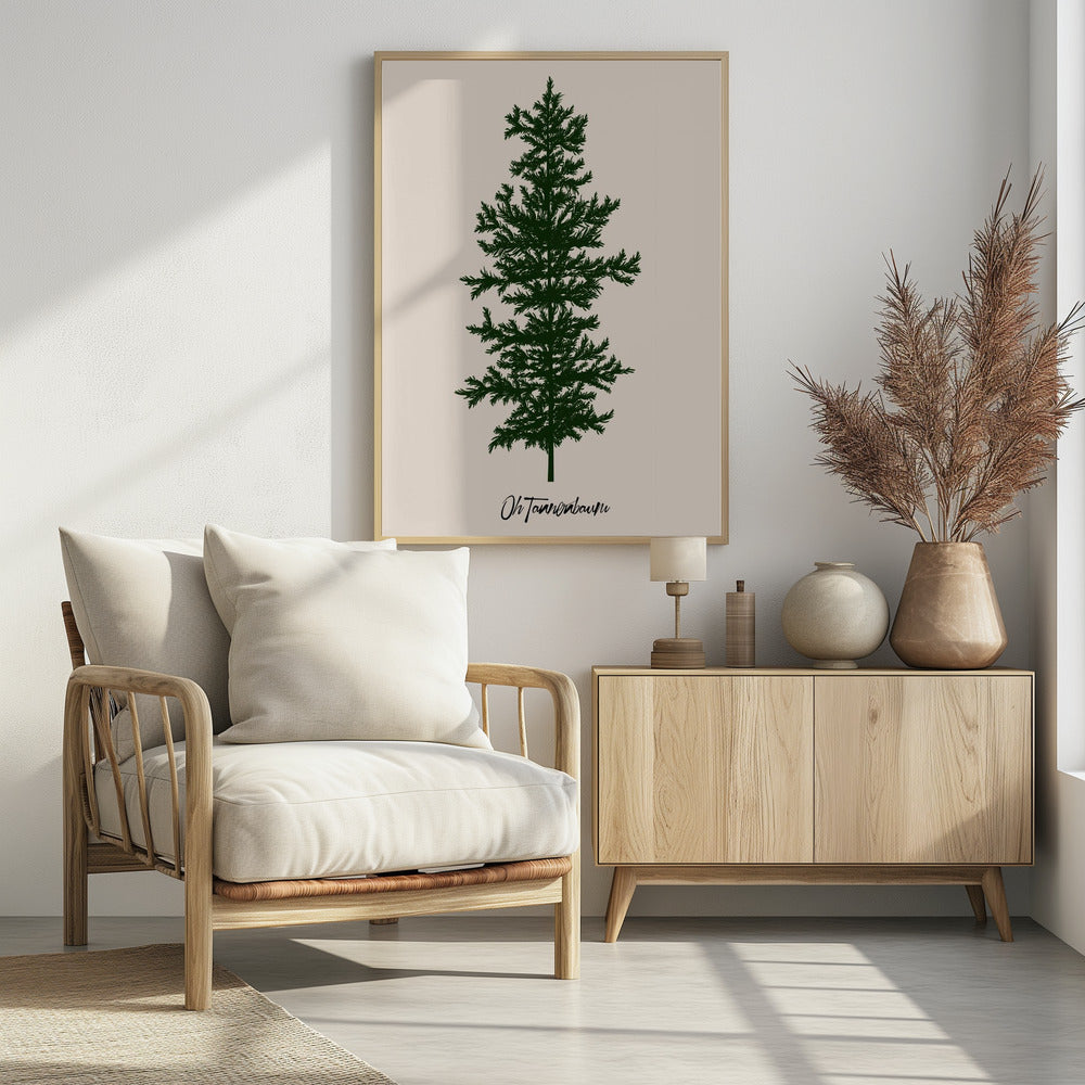 Oh Tannebaum (groen) | Poster