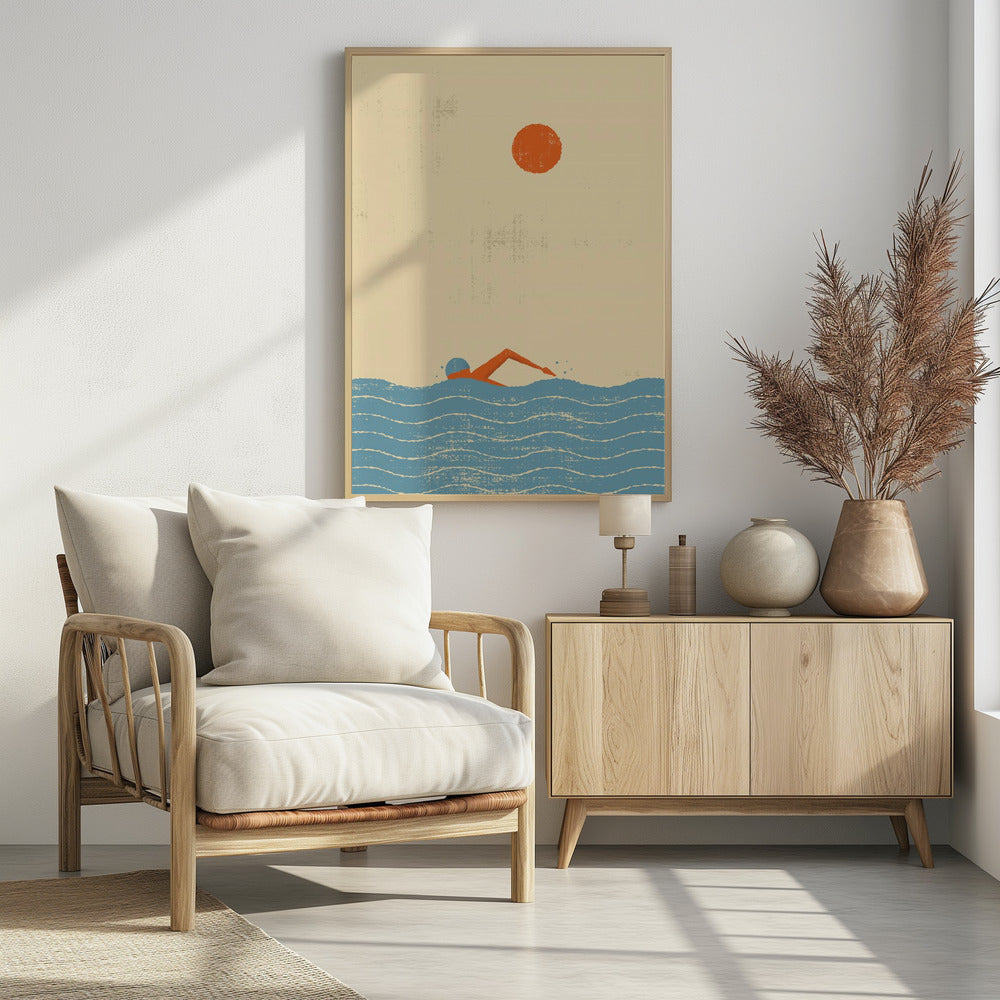 Zwemmer | Poster