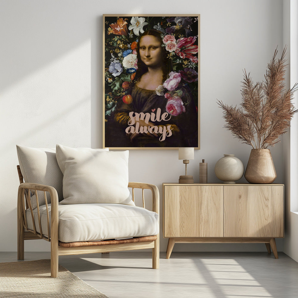 Lach altijd, Mona Lisa | Poster