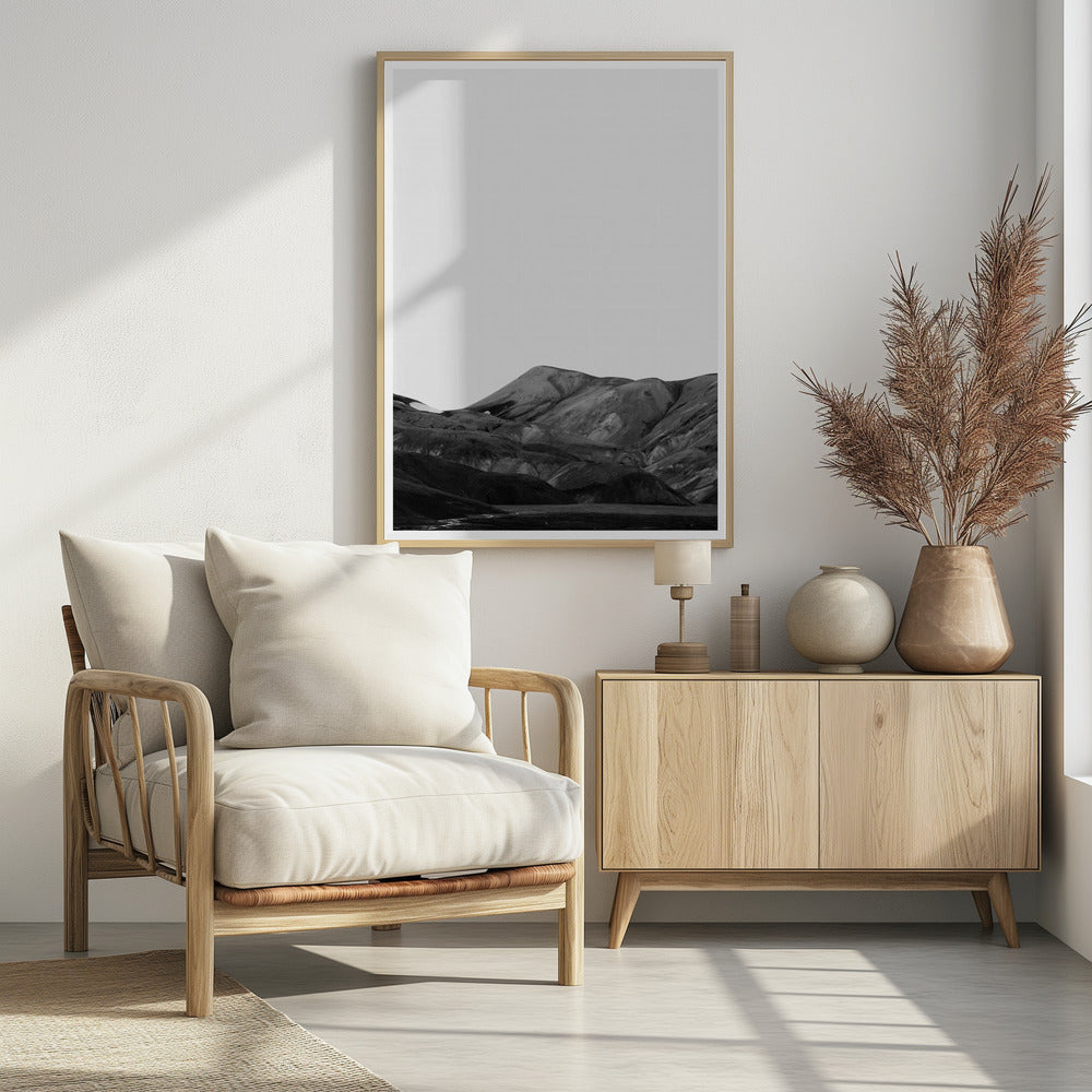 Monochrome bergen | Poster
