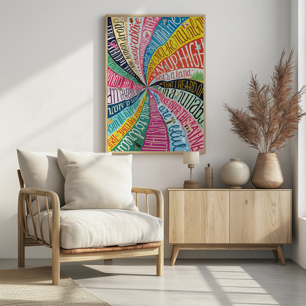 Over de regenboog | Poster