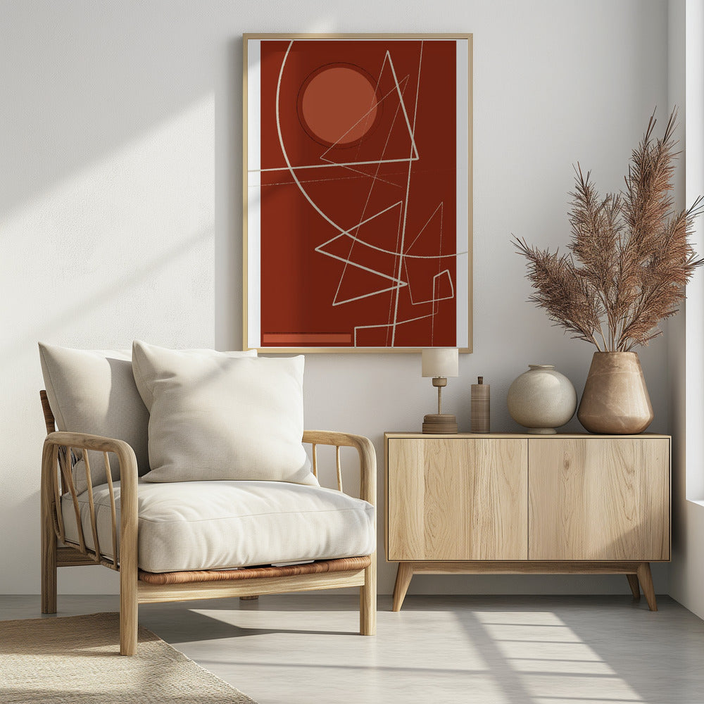 Geometrische eclips | Poster