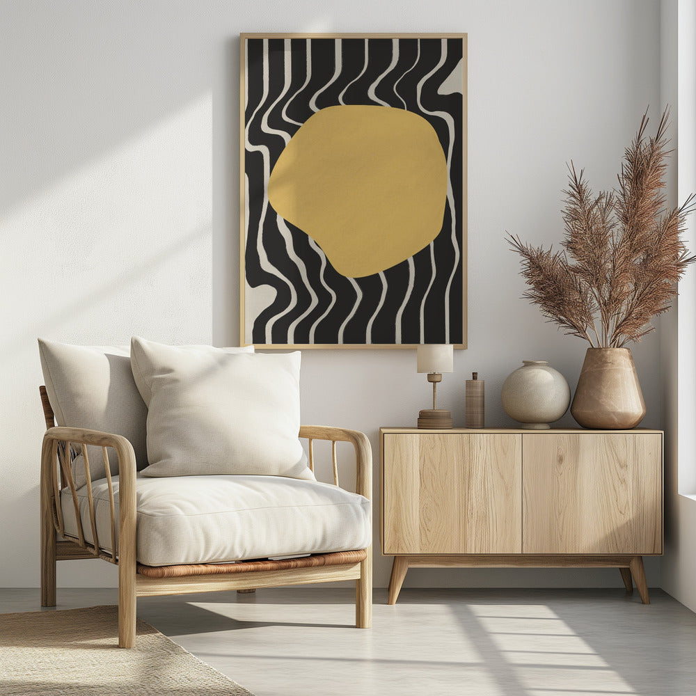Gouden Golf Harmonie | Poster