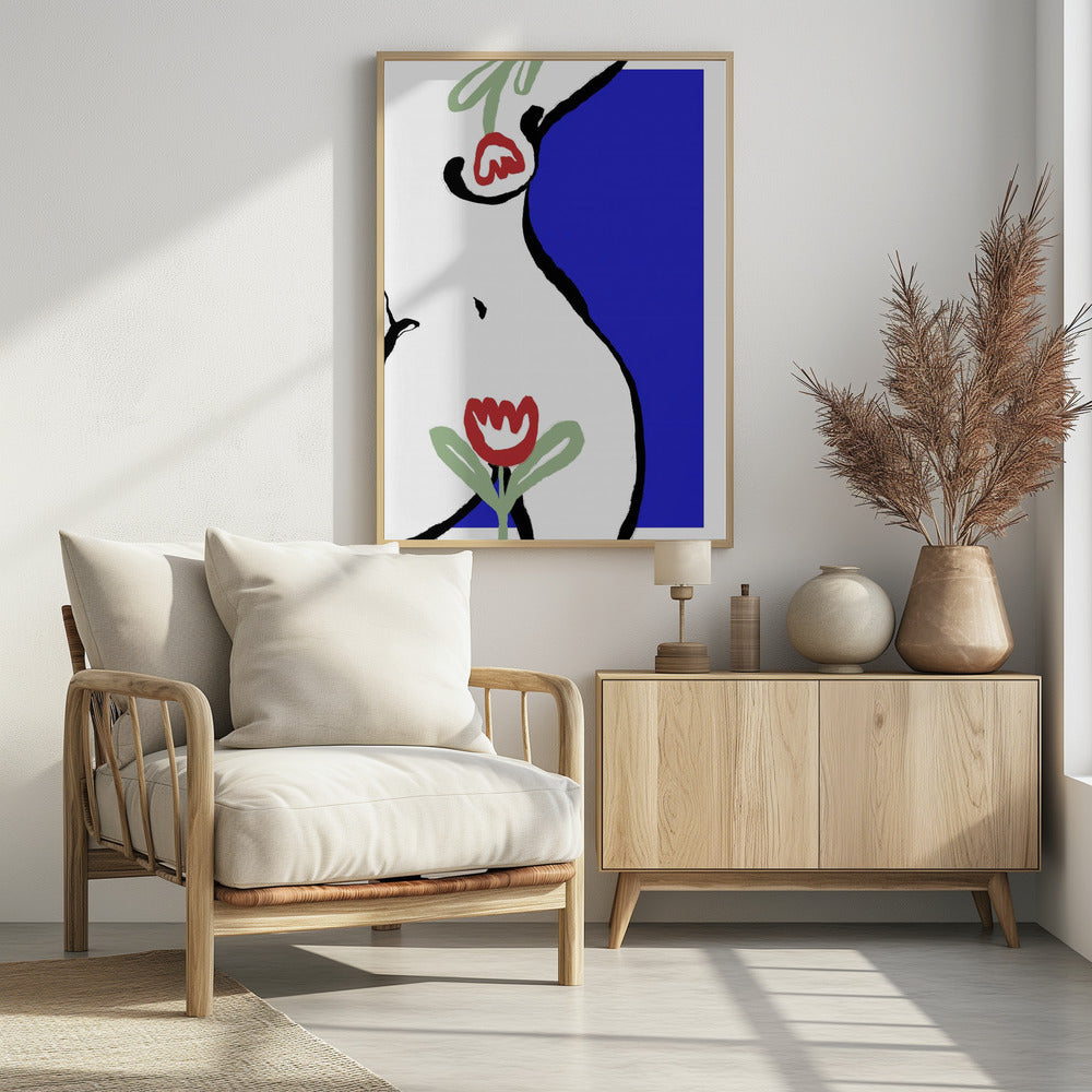 Bloeiend silhouet | Poster