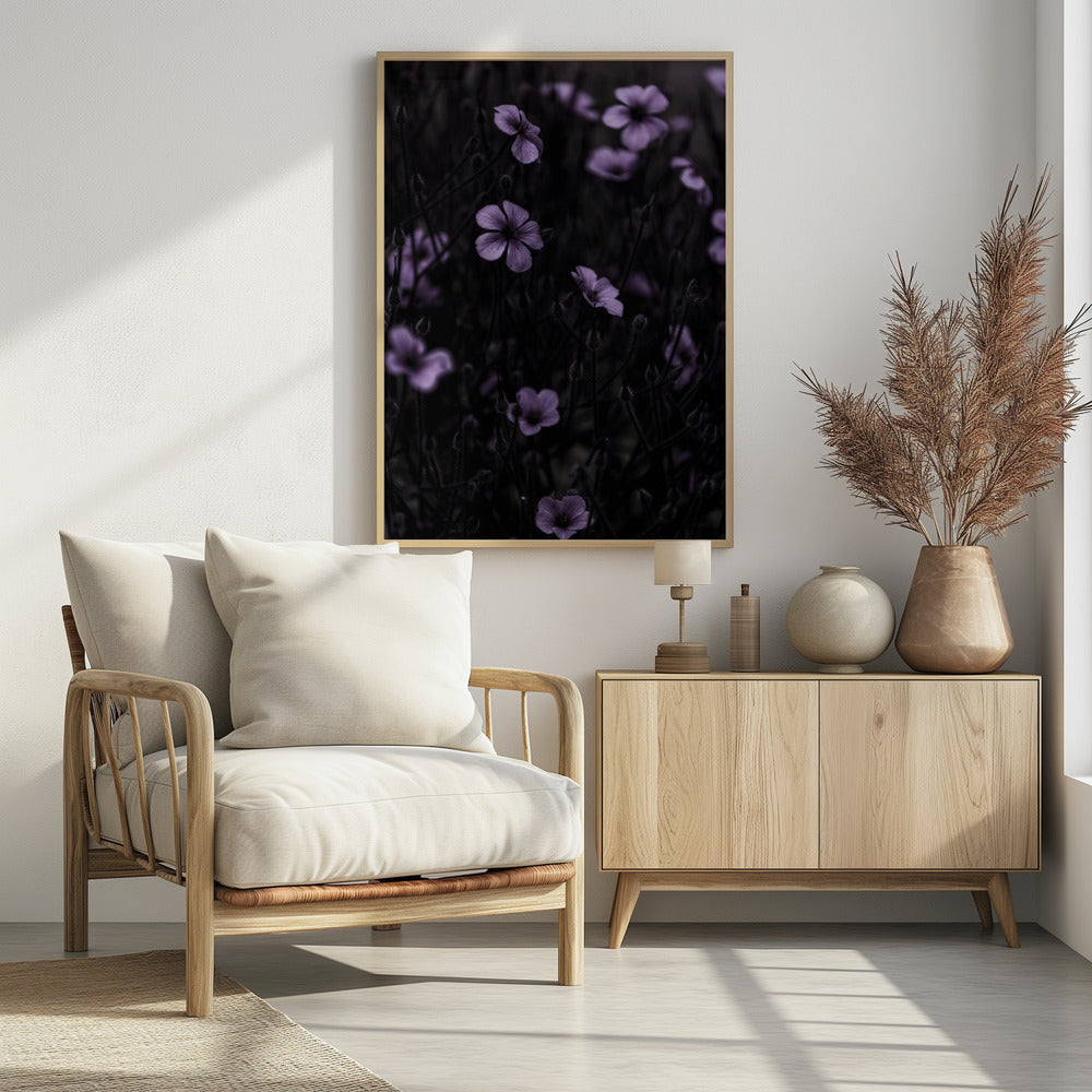 Donkere Bloemen 10 | Poster