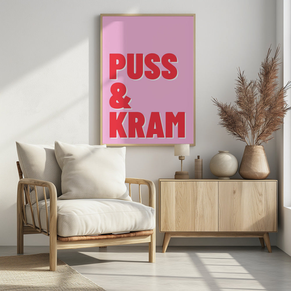 Knuffels en kusjes | Poster
