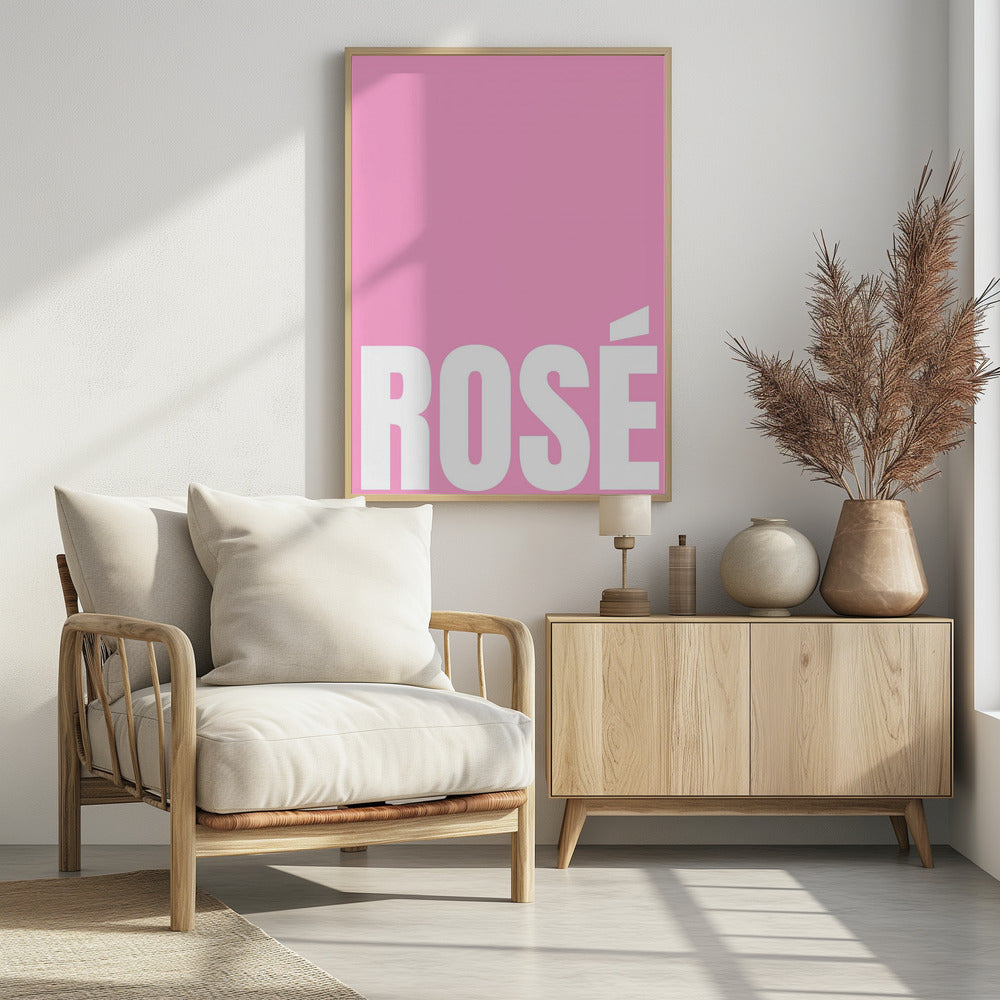 Roze Rosé Essence | Poster