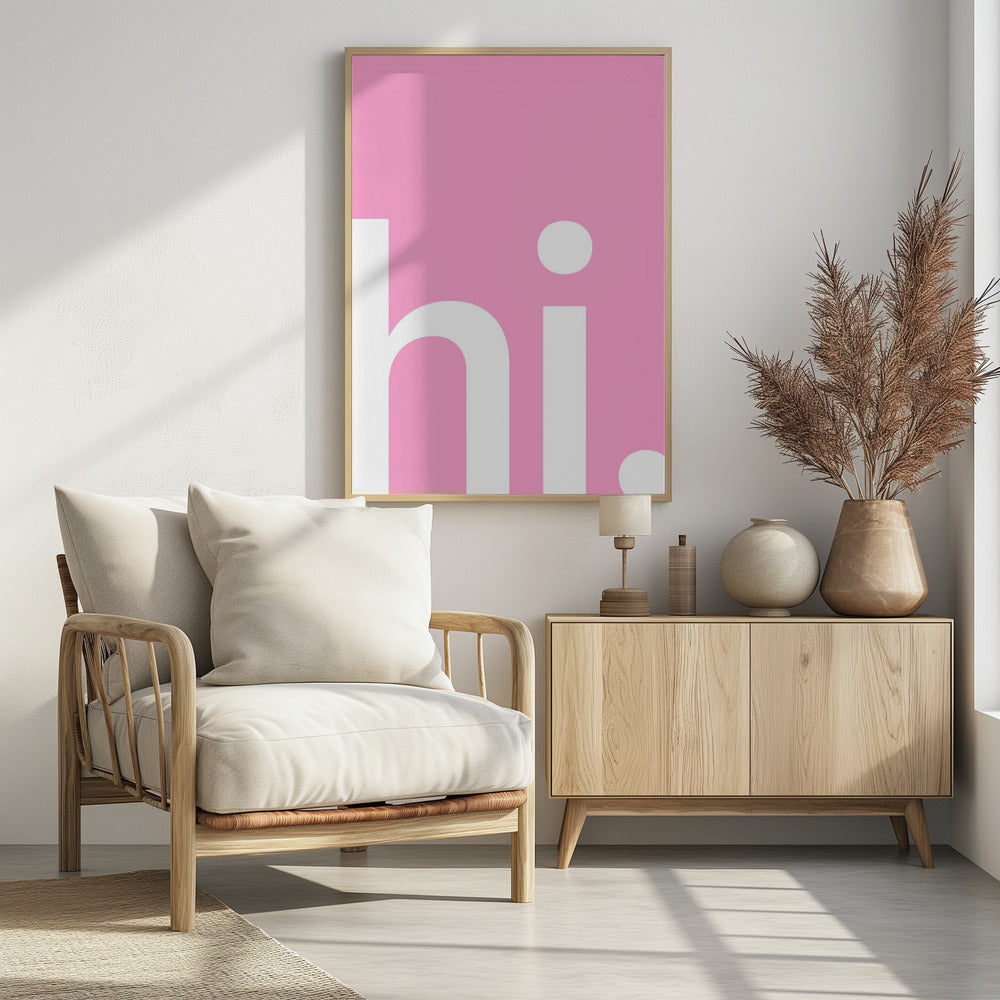 Pink Greeting | Poster