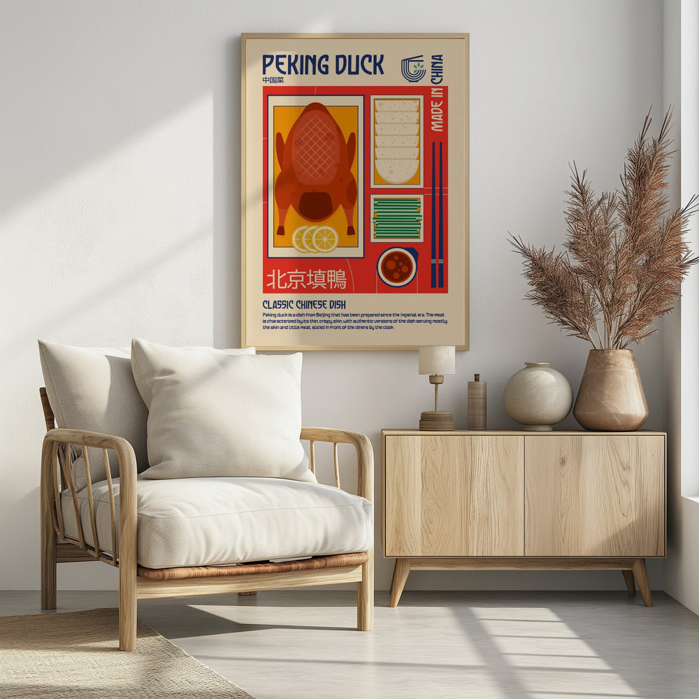Pekingeend Japans eten Print | Poster