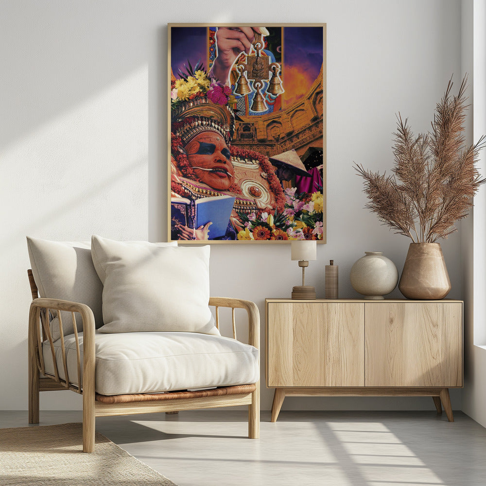 Retro Fantasy Culture Collage | Poster